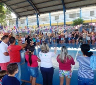 LANÇAMENTO DOS PAINÉIS DO PROJETO NA TRILHA DOS VALORES