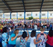 LANÇAMENTO DOS PAINÉIS DO PROJETO NA TRILHA DOS VALORES