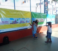 LANÇAMENTO DOS PAINÉIS DO PROJETO NA TRILHA DOS VALORES