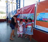 LANÇAMENTO DOS PAINÉIS DO PROJETO NA TRILHA DOS VALORES