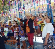 LANÇAMENTO DOS PAINÉIS DO PROJETO NA TRILHA DOS VALORES