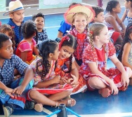 LANÇAMENTO DOS PAINÉIS DO PROJETO NA TRILHA DOS VALORES