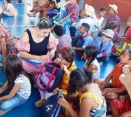 LANÇAMENTO DOS PAINÉIS DO PROJETO NA TRILHA DOS VALORES