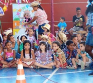 LANÇAMENTO DOS PAINÉIS DO PROJETO NA TRILHA DOS VALORES