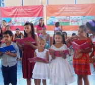 LANÇAMENTO DOS PAINÉIS DO PROJETO NA TRILHA DOS VALORES