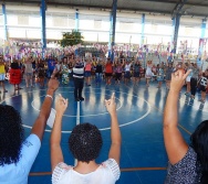 LANÇAMENTO DOS PAINÉIS DO PROJETO NA TRILHA DOS VALORES