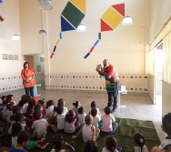 APLICAÇÃO DO PROJETO COLORIR - CMEI MARIA AMÉLIA - ETAPA ORIENTAR