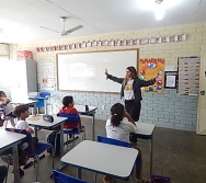 PROJETO NTV - EMEF AMÉRICO GUIMARÃES - CARAPINA GRANDE - SENSIBILIZAÇÃO DE ALUNOS