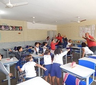 PROJETO NTV - EMEF AMÉRICO GUIMARÃES - CARAPINA GRANDE - SENSIBILIZAÇÃO DE ALUNOS