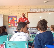 PROJETO NTV - EMEF AMÉRICO GUIMARÃES - CARAPINA GRANDE - SENSIBILIZAÇÃO DE ALUNOS