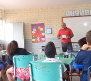 PROJETO NTV - EMEF AMÉRICO GUIMARÃES - CARAPINA GRANDE - SENSIBILIZAÇÃO DE ALUNOS