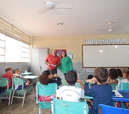 PROJETO NTV - EMEF AMÉRICO GUIMARÃES - CARAPINA GRANDE - SENSIBILIZAÇÃO DE ALUNOS