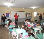 PROJETO NTV - EMEF AMÉRICO GUIMARÃES - CARAPINA GRANDE - SENSIBILIZAÇÃO DE ALUNOS