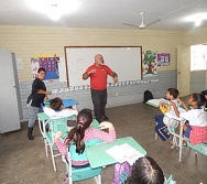 PROJETO NTV - EMEF AMÉRICO GUIMARÃES - CARAPINA GRANDE - SENSIBILIZAÇÃO DE ALUNOS