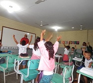 PROJETO NTV - EMEF AMÉRICO GUIMARÃES - CARAPINA GRANDE - SENSIBILIZAÇÃO DE ALUNOS