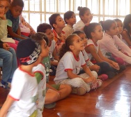 PROJETO NTV - EEEF MANOEL PASCHOAL - NOVA CANAÃ - CARIACICA - AULA DE CAMPO