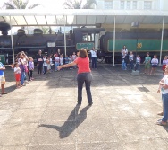 PROJETO NTV - EEEF MANOEL PASCHOAL - NOVA CANAÃ - CARIACICA - AULA DE CAMPO