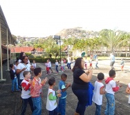 PROJETO NTV - EEEF MANOEL PASCHOAL - NOVA CANAÃ - CARIACICA - AULA DE CAMPO