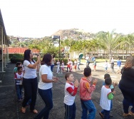 PROJETO NTV - EEEF MANOEL PASCHOAL - NOVA CANAÃ - CARIACICA - AULA DE CAMPO