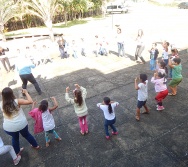 PROJETO NTV - EEEF MANOEL PASCHOAL - NOVA CANAÃ - CARIACICA - AULA DE CAMPO