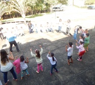 PROJETO NTV - EEEF MANOEL PASCHOAL - NOVA CANAÃ - CARIACICA - AULA DE CAMPO