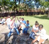 PROJETO NTV - EEEF MANOEL PASCHOAL - NOVA CANAÃ - CARIACICA - AULA DE CAMPO