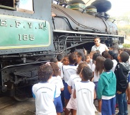 PROJETO NTV - EMEF ANTÔNIO VIEIRA DE REZENDE - CENTRAL CARAPINA - SERRA - AULA DE CAMPO