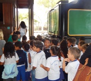 PROJETO NTV - EMEF ANTÔNIO VIEIRA DE REZENDE - CENTRAL CARAPINA - SERRA - AULA DE CAMPO