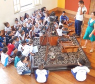 PROJETO NTV - EMEF ANTÔNIO VIEIRA DE REZENDE - CENTRAL CARAPINA - SERRA - AULA DE CAMPO