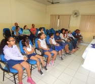 DESENHISTA ZOTA COM A TURMA DO NTV - PREMIAÇÃO DE ALUNOS - DESENHO DO MUSEU - EMEF LACY ZULEIC